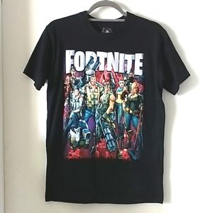 Fortnite T-shirt Kids Cotton Shirt Funny youth Tee S